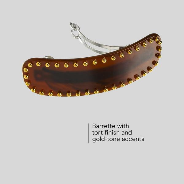 Conair Accessories Tortoiseshell-Finish Barrette #3