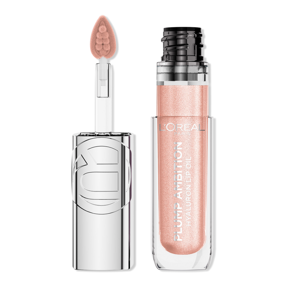 L'oreal Plump Ambition Hyaluron Lip Oil Shimmer - Quartz Lights