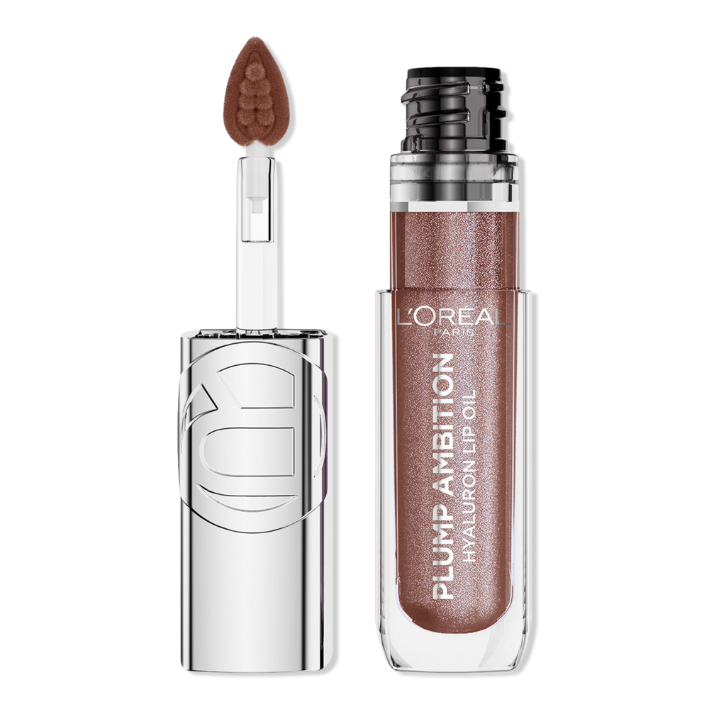 L'oreal Plump Ambition Hyaluron Lip Oil Shimmer - Mauve Lights