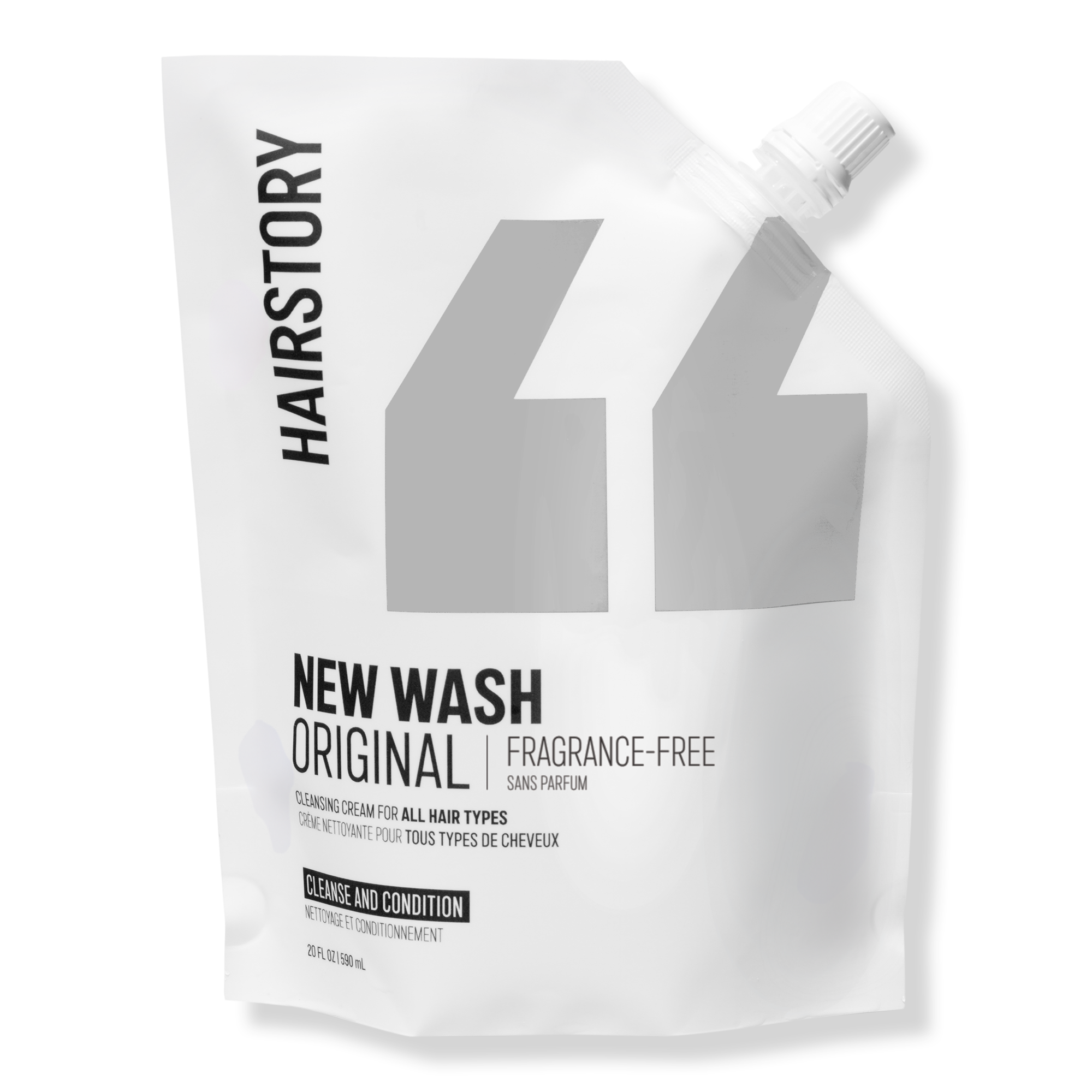 Hairstory New Wash Original Fragrance-Free Cleansing & Conditioning Cream For All Hair Types #1