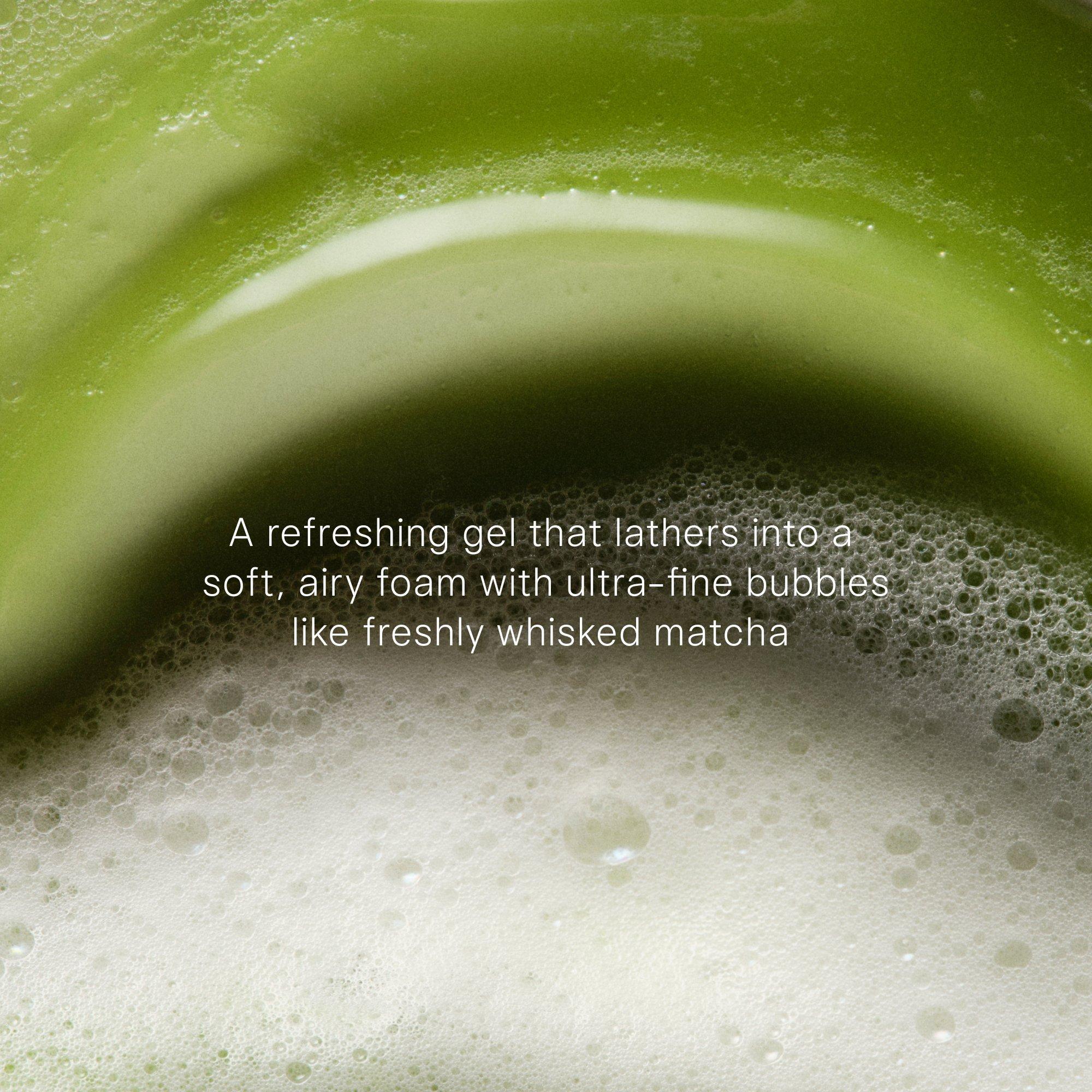 Пребиотический очищающий гель для пор и баланса жирности Tatcha The Matcha Foam — фото 3