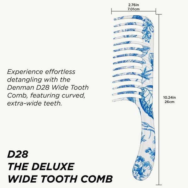 Denman D28 The Deluxe Wide Tooth Detangler Comb #7