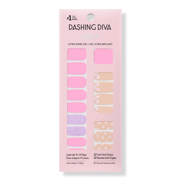 Dashing Diva GLOSS, Gel Nail Polish Strips, Bunny Side Up #1