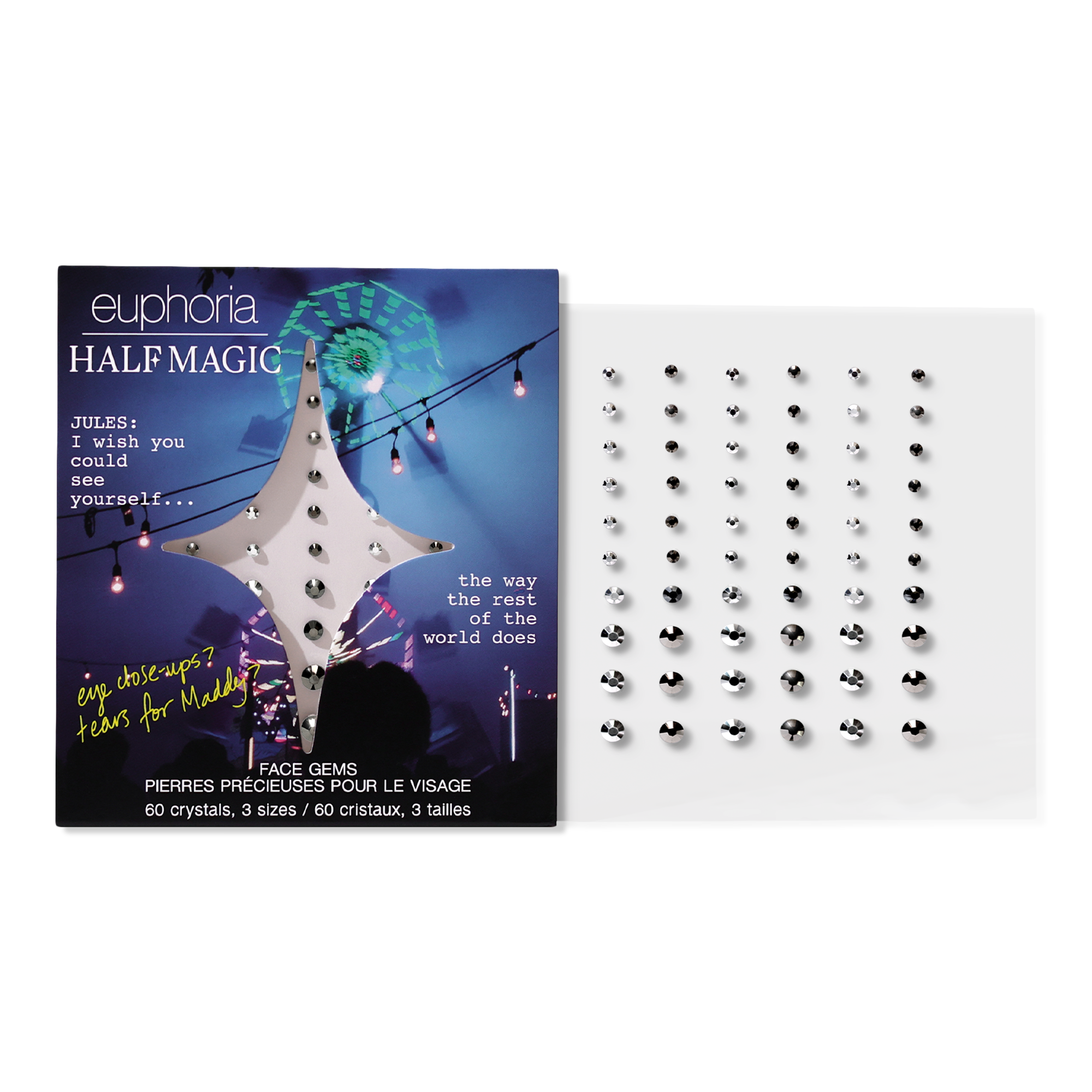 HALF MAGIC EUPHORIA X HALF MAGIC Self-Adhesive Face Gems #1