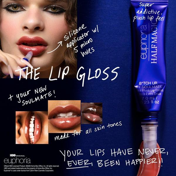 HALF MAGIC EUPHORIA X HALF MAGIC B*tch Ur My Soulmate Extra Plush Lip Gloss #8