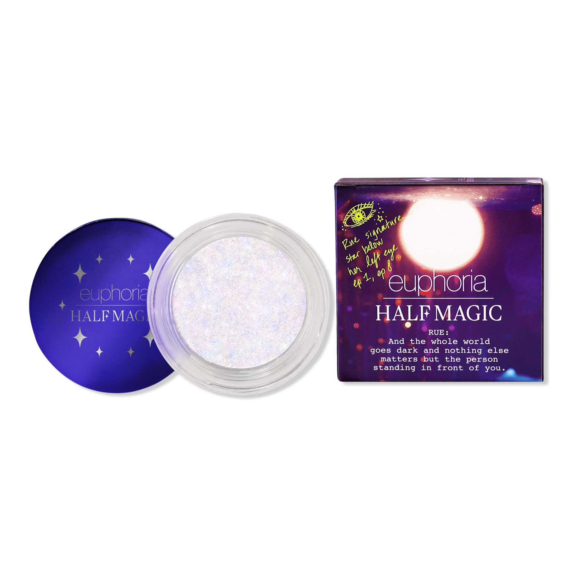 HALF MAGIC EUPHORIA X HALF MAGIC Glitterpuck Pressed Fairy Dust for Eyes, Face + Body #1