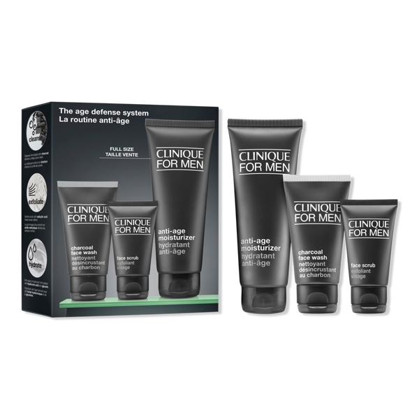 Clinique Clinique For Men: The Age Defense System Anti-Aging Skincare Set #1