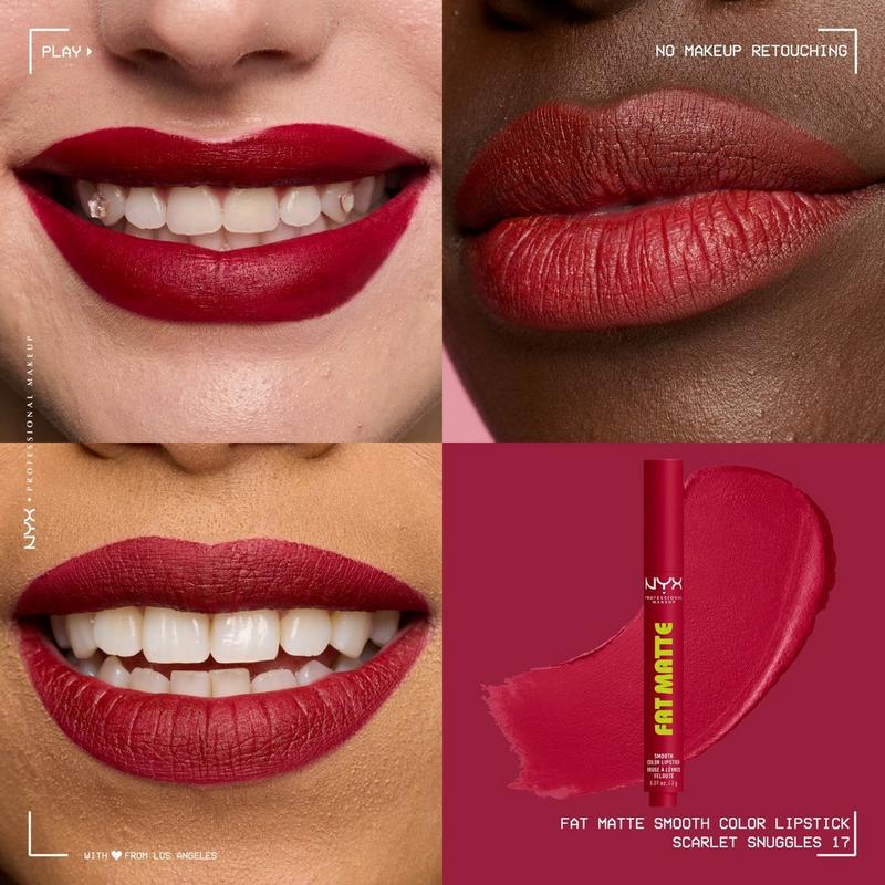 NYX Professional Makeup - Scarlet Snuggles Fat Matte Lipstick