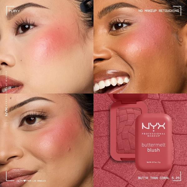 NYX Professional Makeup Buttermelt Pressed Powder Blush #3