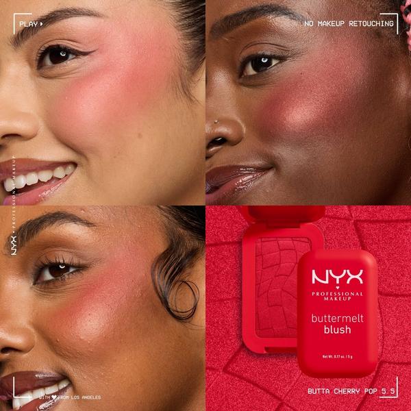 NYX Professional Makeup Buttermelt Pressed Powder Blush #3