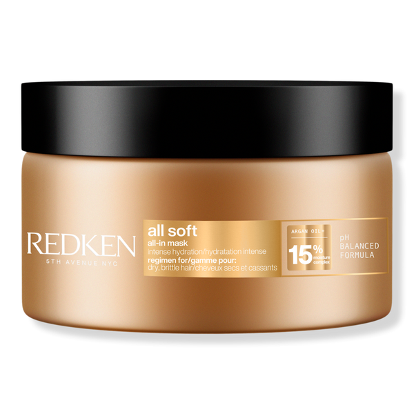 Redken All Soft All-In Mask Deep Conditioning Hair Mask for Dry, Brittle Hair #1