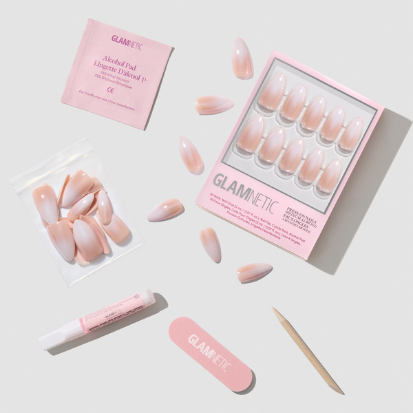 Glamnetic Frosted Chai Press-On Nails #2