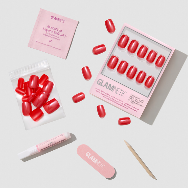 Glamnetic Statement Red Press-On Nails #2