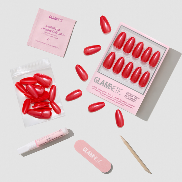 Glamnetic It-Girl Red Press-On Nails #2