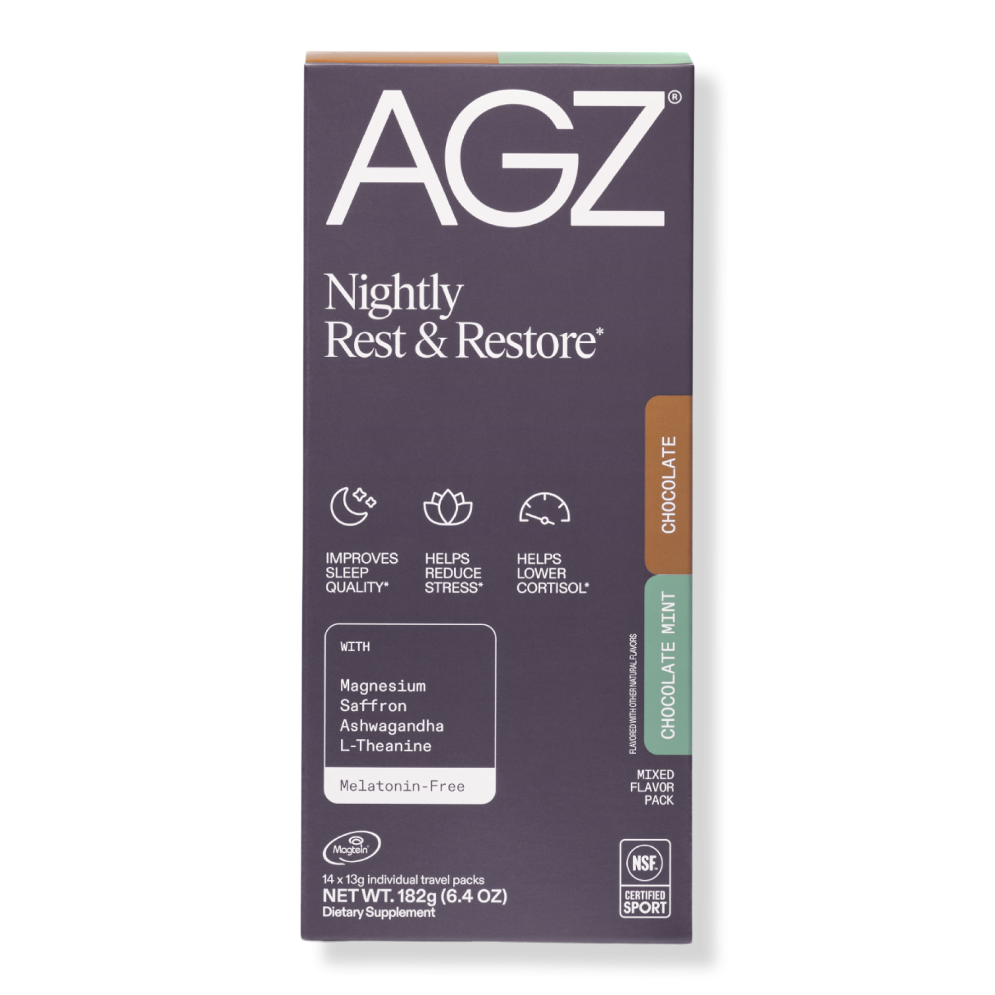 AG1 AGZ Nightly Rest & Restore Sleep Supplement Mixed Flavor Pack #1