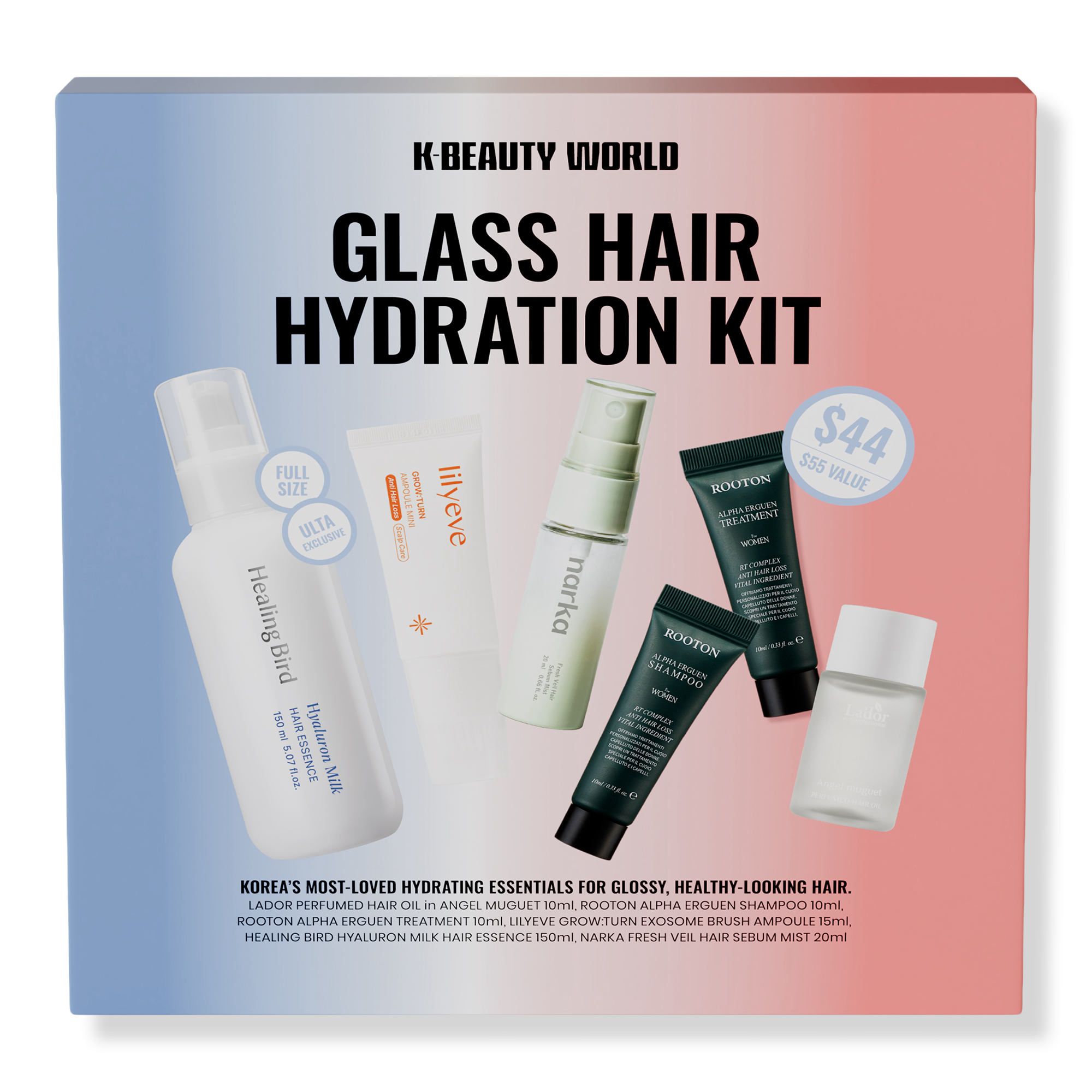 Landing International K-Beauty World: Glass Hair Hydration Kit #1