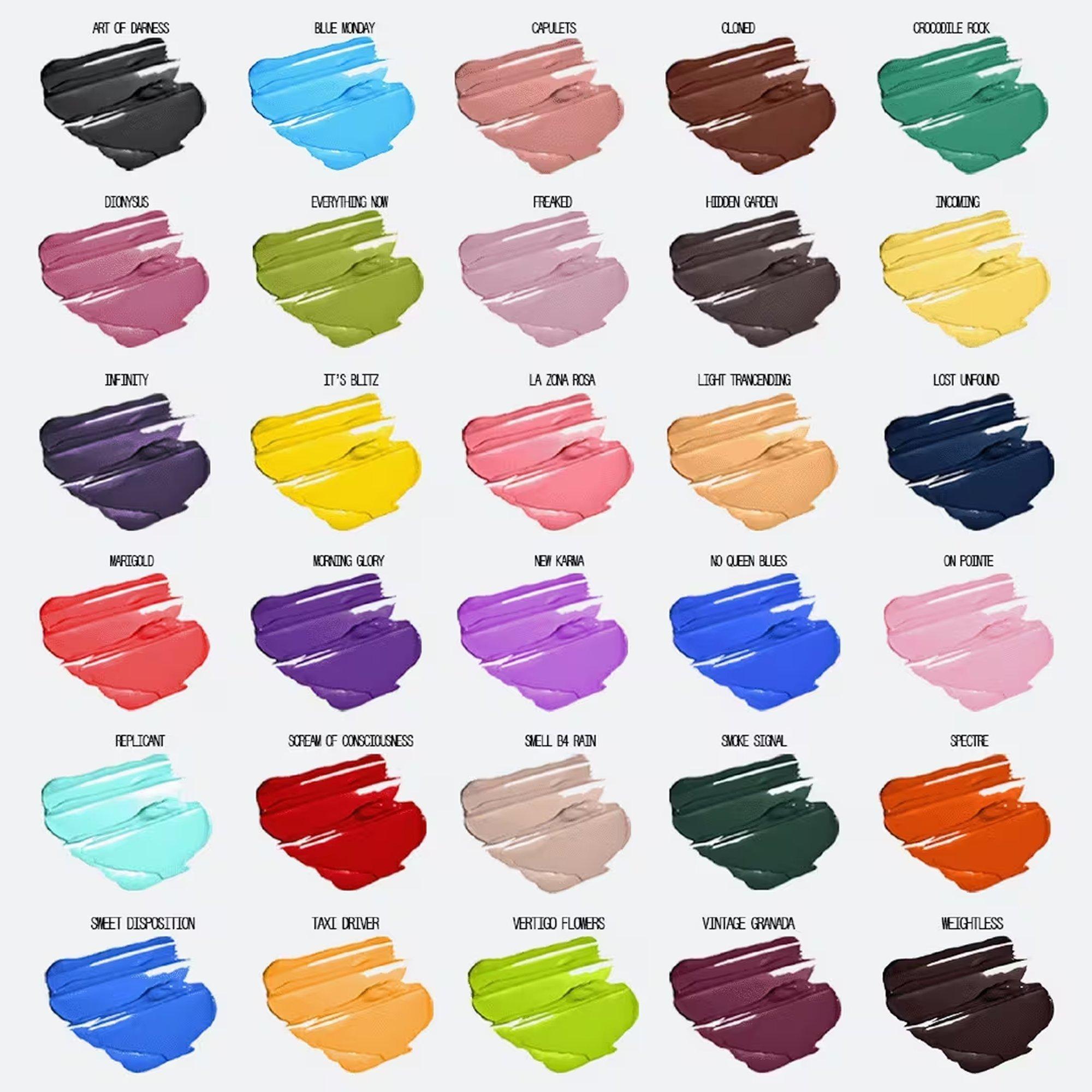Матовая жидкая краска для век About-Face Matte Fluid Eye Paint, цвет: Аквамарин — фото 7