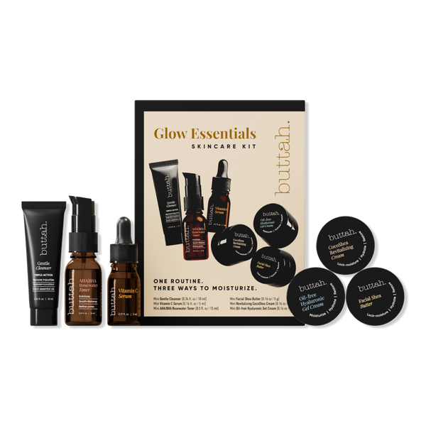 Buttah Skin 6 Piece Glow Essentials Skincare Travel Set #1