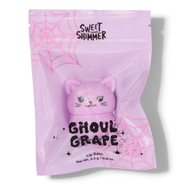 Sweet & Shimmer Sweet & Shimmer Halloween Cat Lip Balm - Ghoul Grape #3