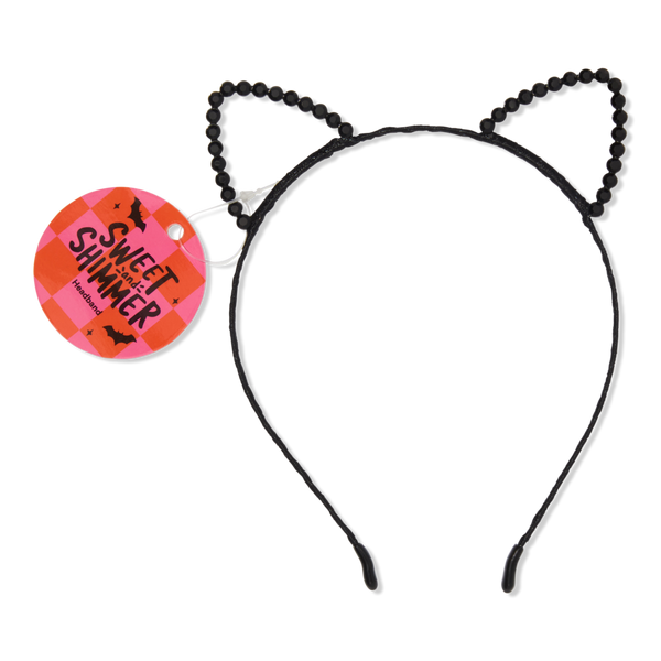 Sweet & Shimmer Halloween Cat Ear Headband #1