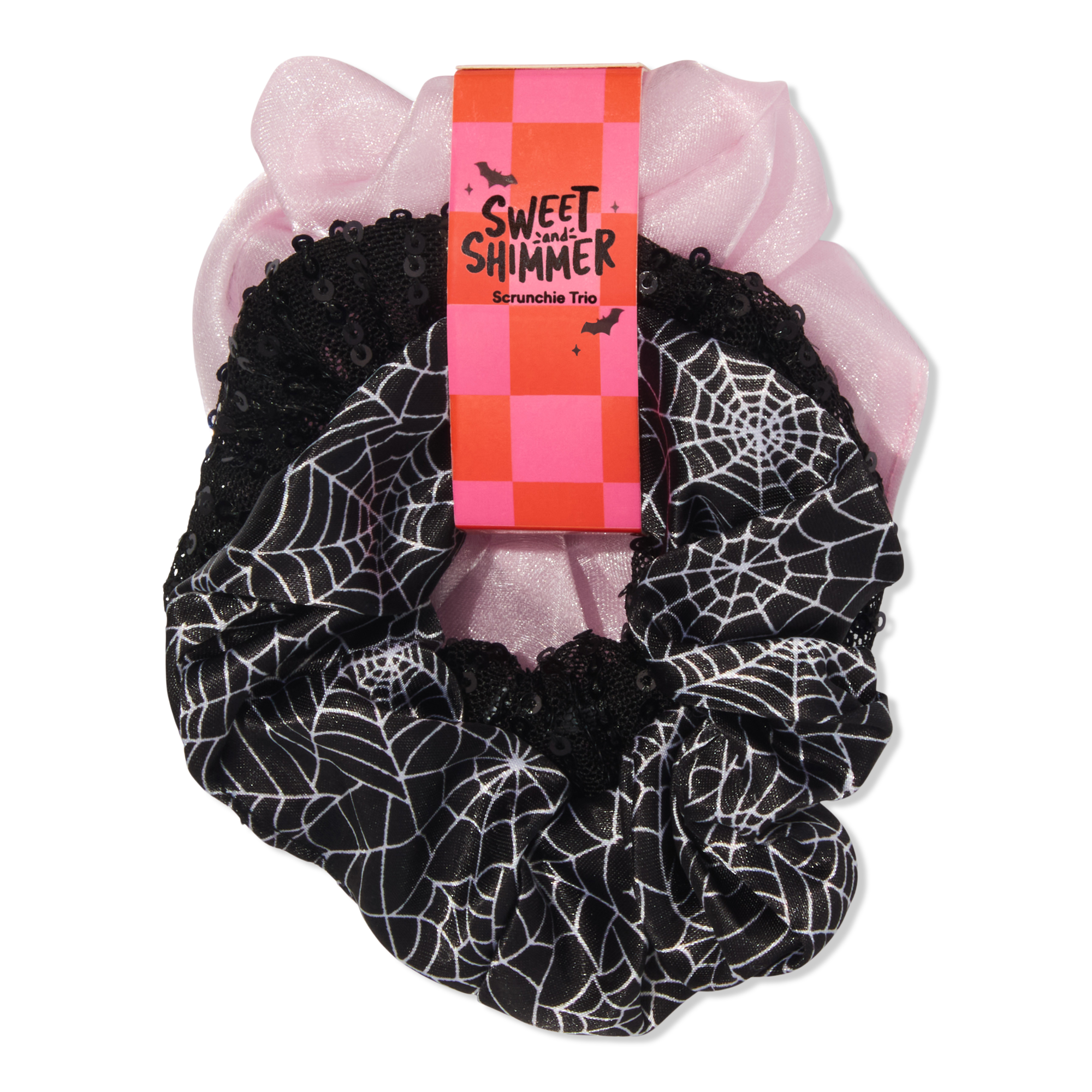 Sweet & Shimmer Halloween Scrunchie Trio #1