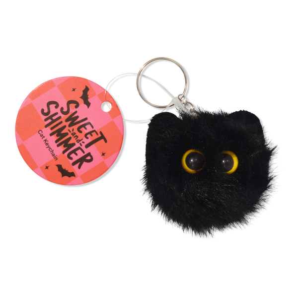 Sweet & Shimmer Sweet & Shimmer Halloween Cat Keychain #1