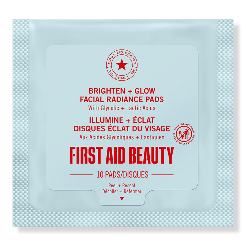 First Aid Beauty - 10 ct Facial Radiance Pads with Glycolic +
