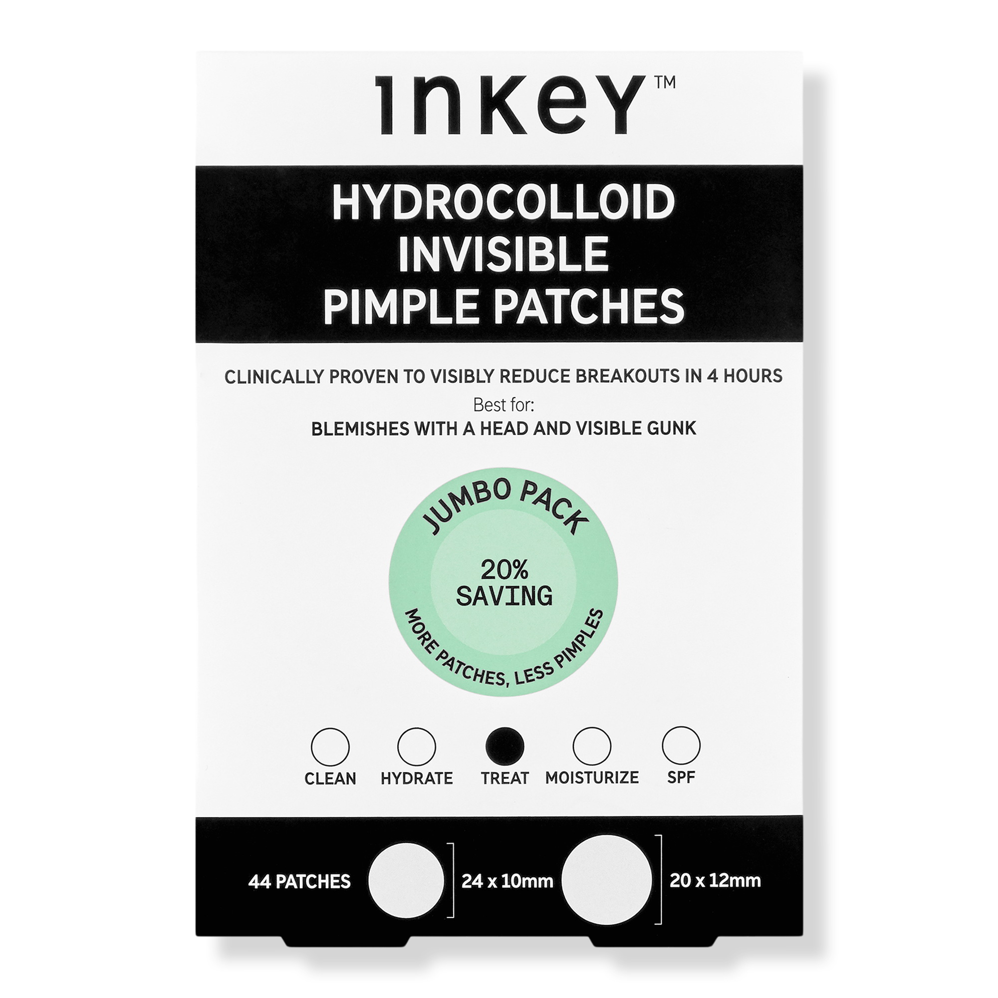 The INKEY List Hydrocolloid Invisible Pimple Patches + Salicylic Acid #1