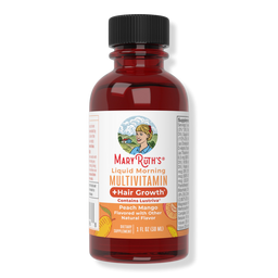 MaryRuth's Liquid Morning Multivitamin + Hair Growth Peach Mango - 1 oz