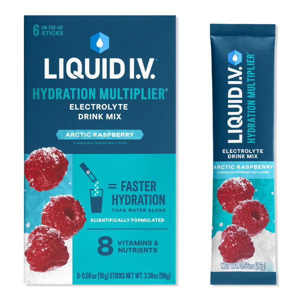 LIQUID I.V. Hydration Multiplier Electrolyte Drink Mix Arctic Raspberry #1