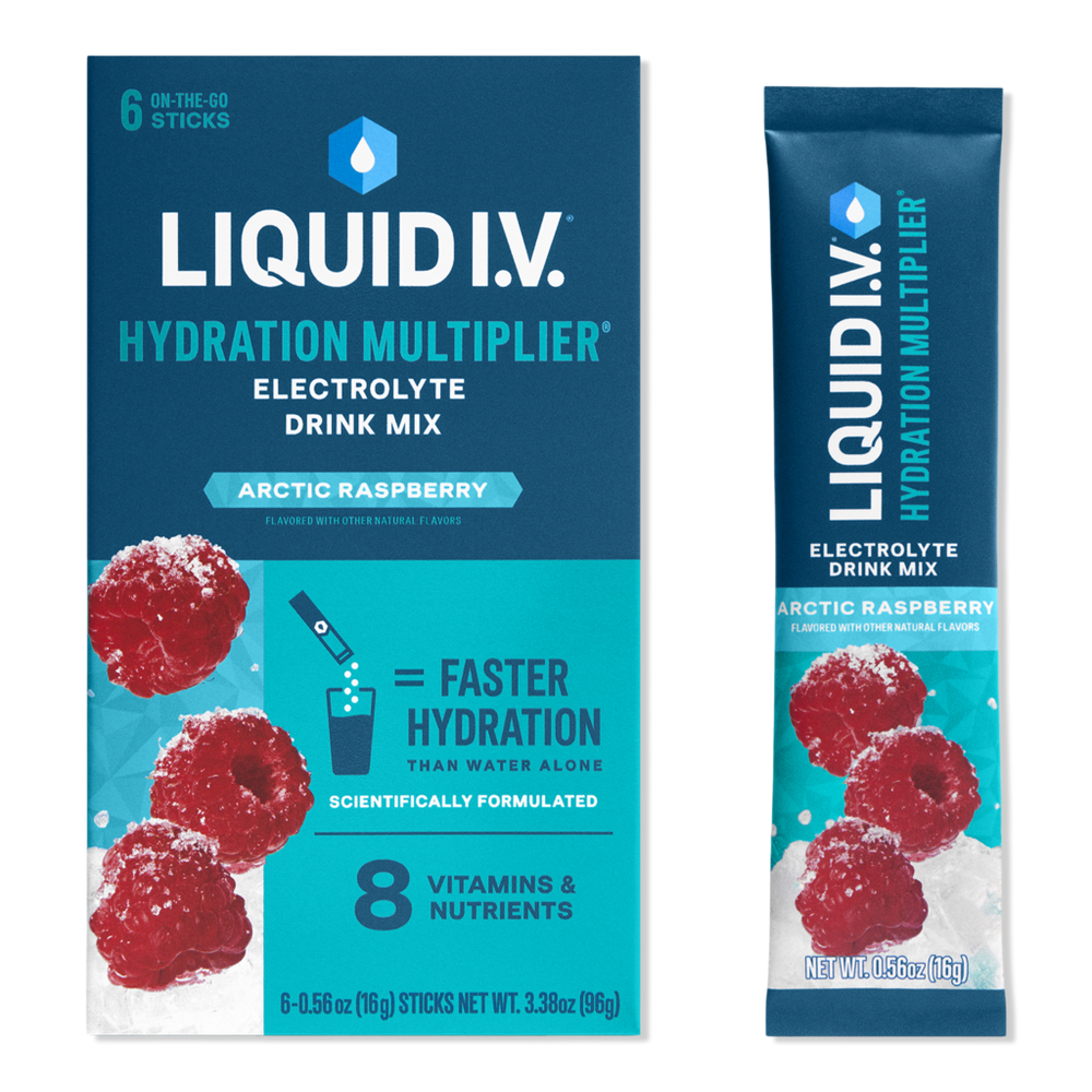 LIQUID I.V. Hydration Multiplier Electrolyte Drink Mix Arctic Raspberry