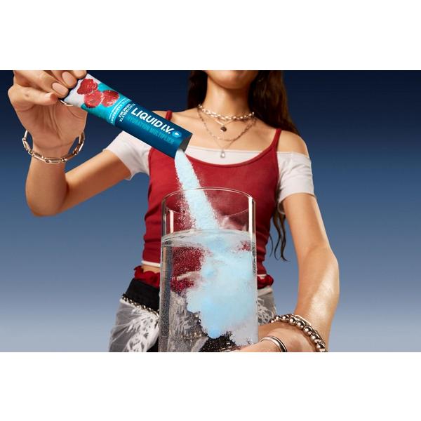 LIQUID I.V. Hydration Multiplier Electrolyte Drink Mix Arctic Raspberry #3