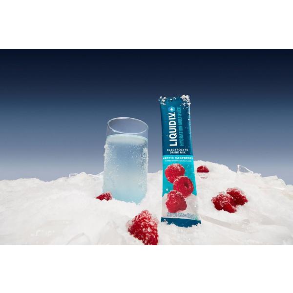 LIQUID I.V. Hydration Multiplier Electrolyte Drink Mix Arctic Raspberry #4