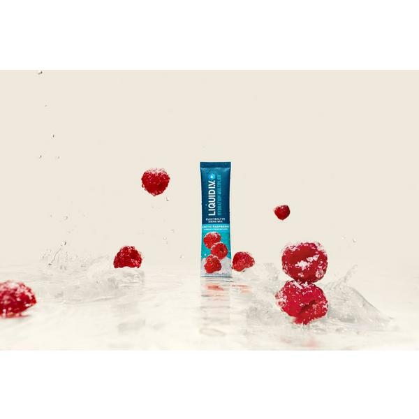 LIQUID I.V. Hydration Multiplier Electrolyte Drink Mix Arctic Raspberry #5