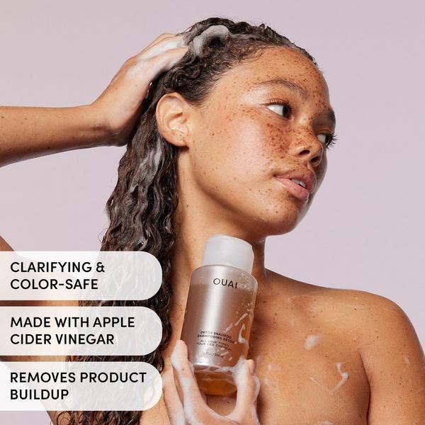 OUAI Limited Edition Detox Shampoo & Fine to Medium Treatment Mask Kit #2
