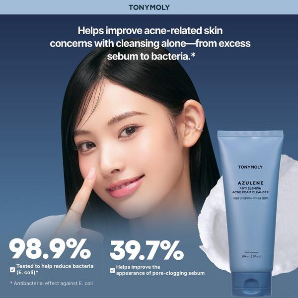 TONYMOLY Azulene Anti Blemish Acne Foam Cleanser #6