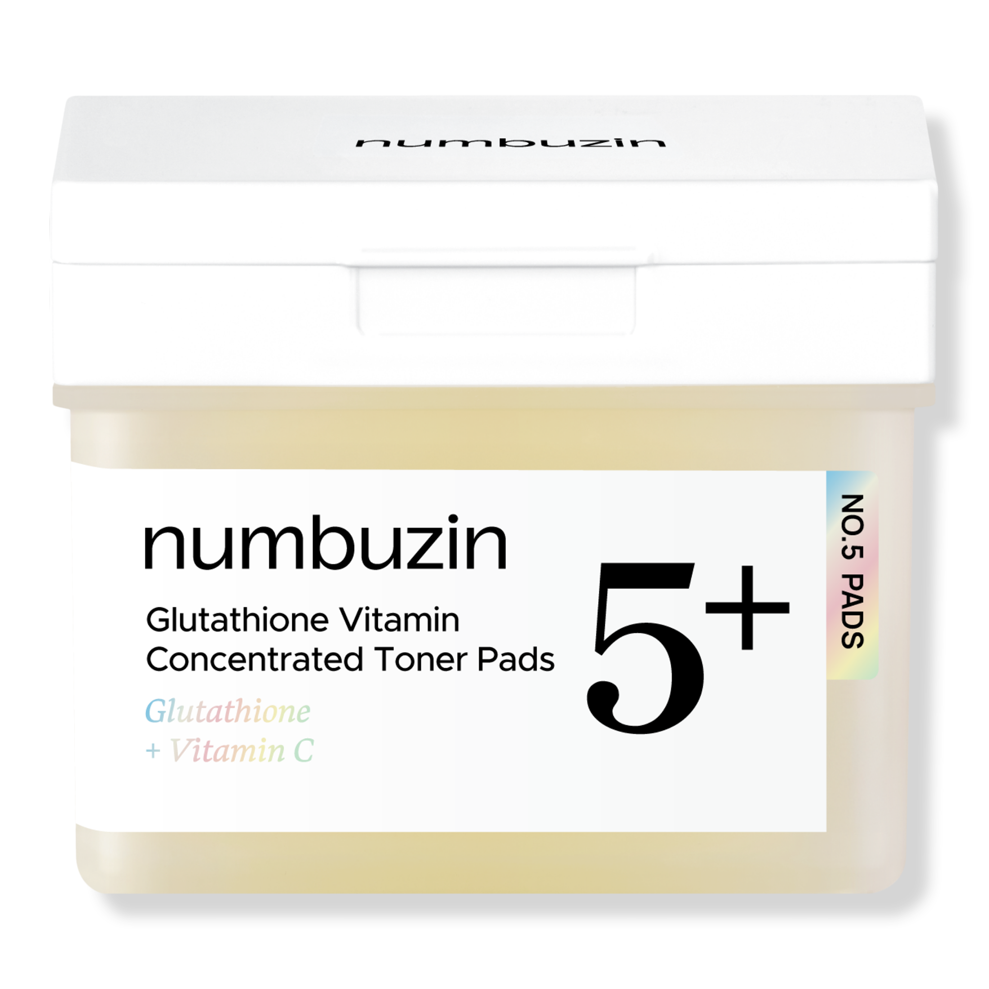 numbuzin No.5+ Glutathione Vitamin Concentrated Toner Pads #1