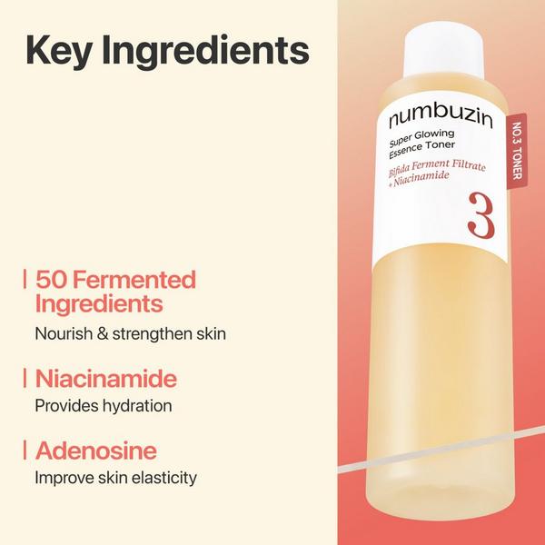 numbuzin No.3 Super Glowing Essence Toner #7