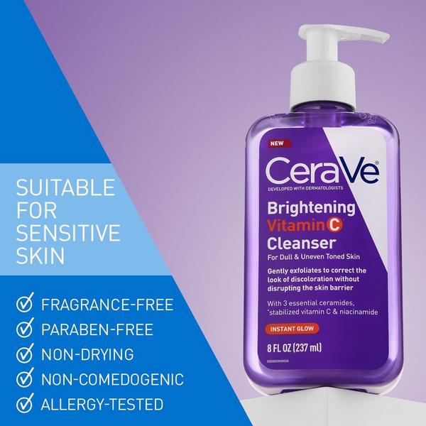 CeraVe Brightening Vitamin C Cleanser for Dull & Uneven Skin Tone #3