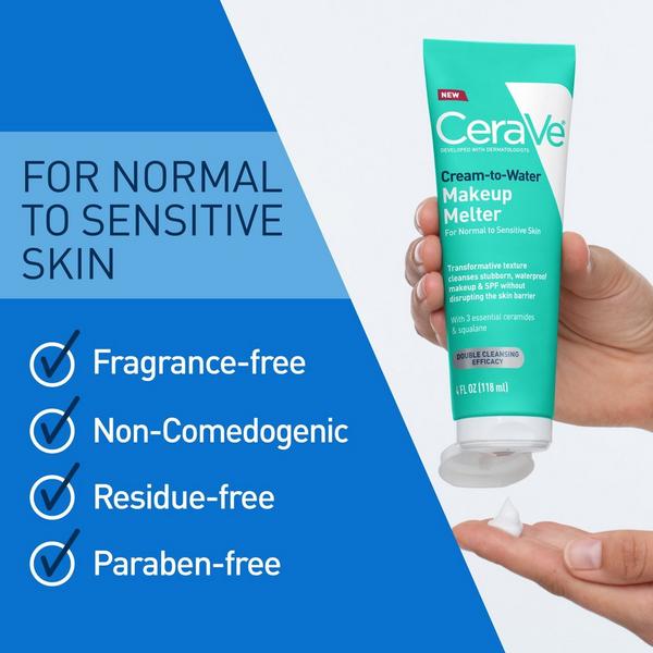 CeraVe Cream-to-Water Makeup Melter #4