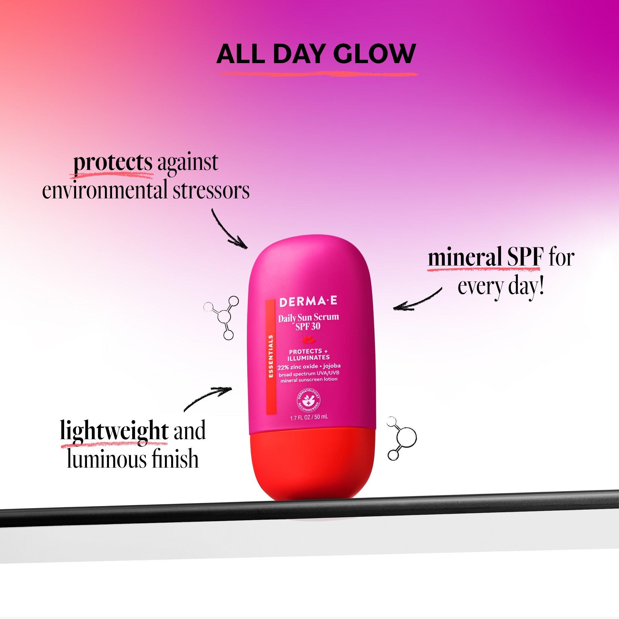 Минеральная солнцезащитная сыворотка Derma E Daily Sun SPF 30 — фото 3