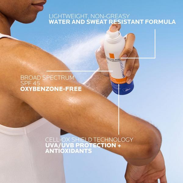 La Roche-Posay Anthelios UV Pro-Sport Invisible Spray Sunscreen SPF 45 #7