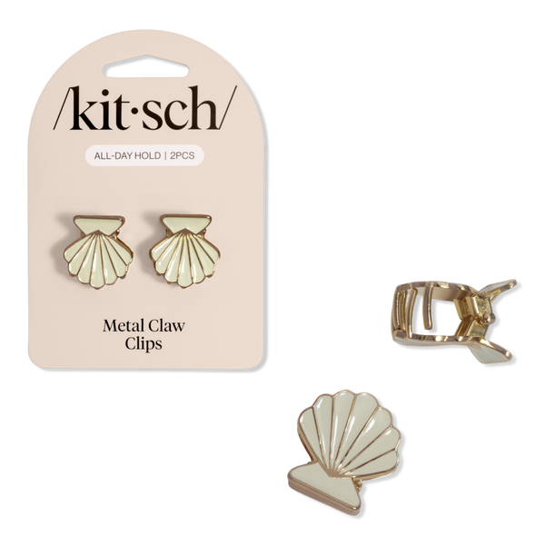 Kitsch Metal Clam Shell Hair Clip Set #1
