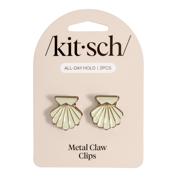 Kitsch Metal Clam Shell Hair Clip Set #3