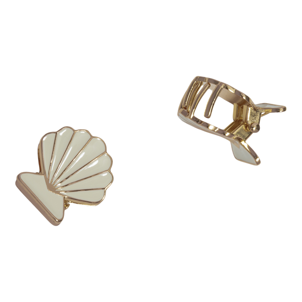 Kitsch Metal Clam Shell Hair Clip Set #4