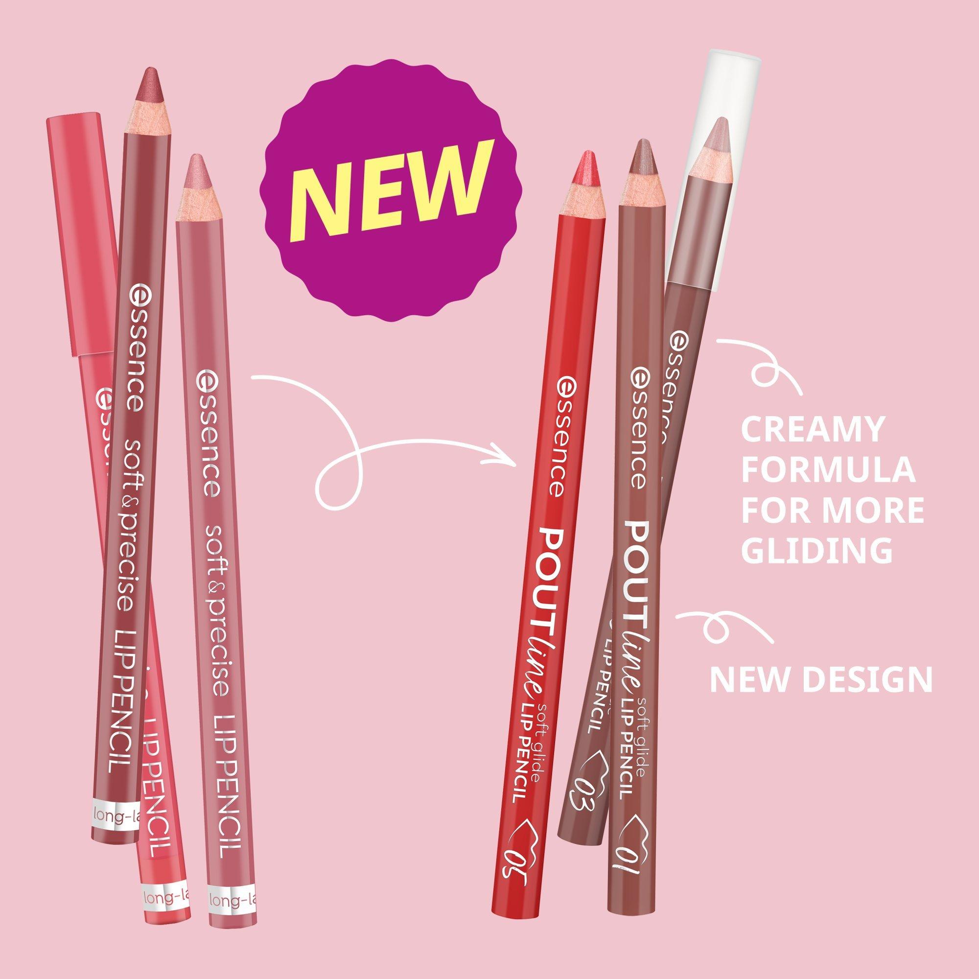 Мягкий карандаш для губ Essence Poutline Soft Glide, цвет: 01 Розовато-лиловый — фото 4