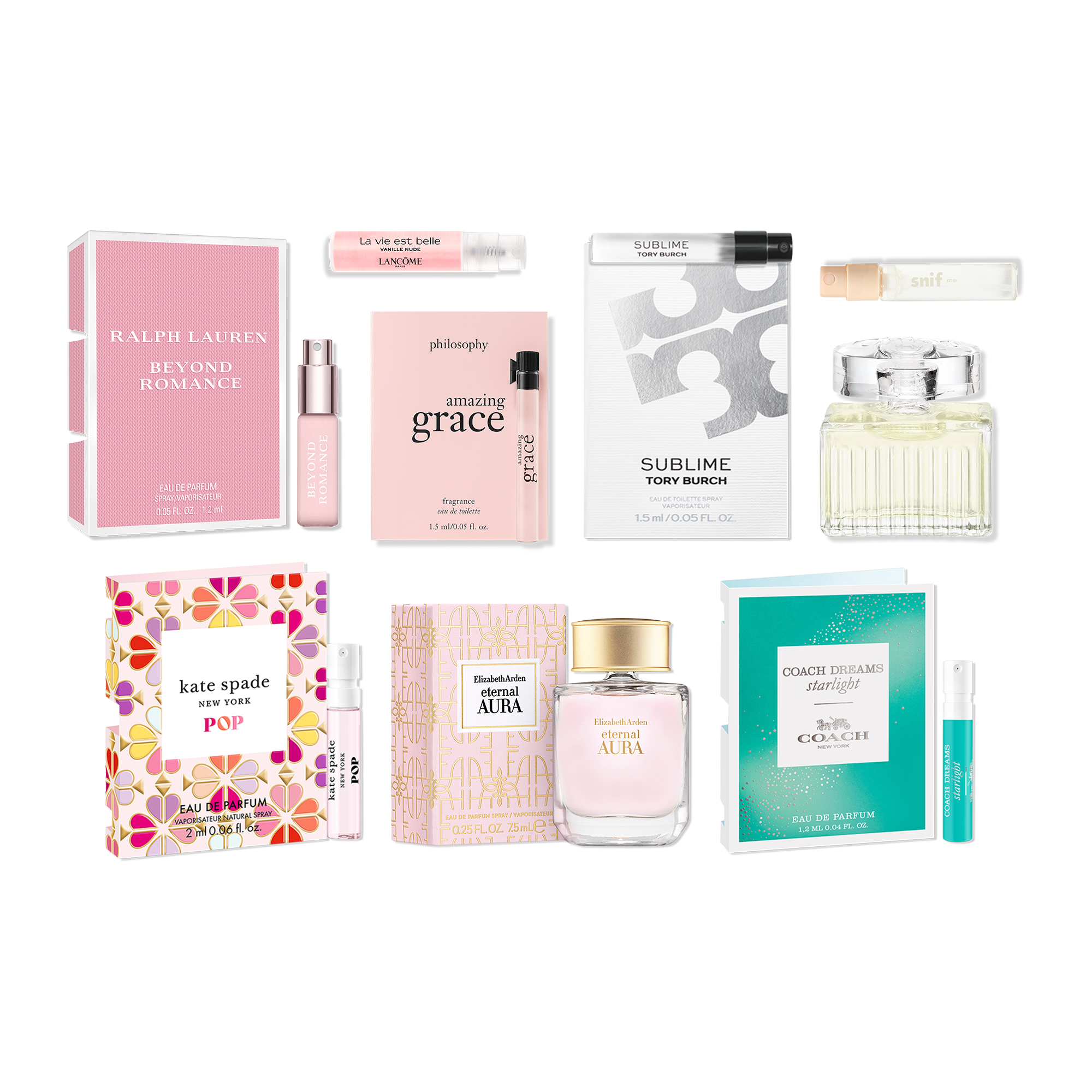 Variety Free 9 Piece Fragrance Gift with select $85 fragrance shipped purchase #1
