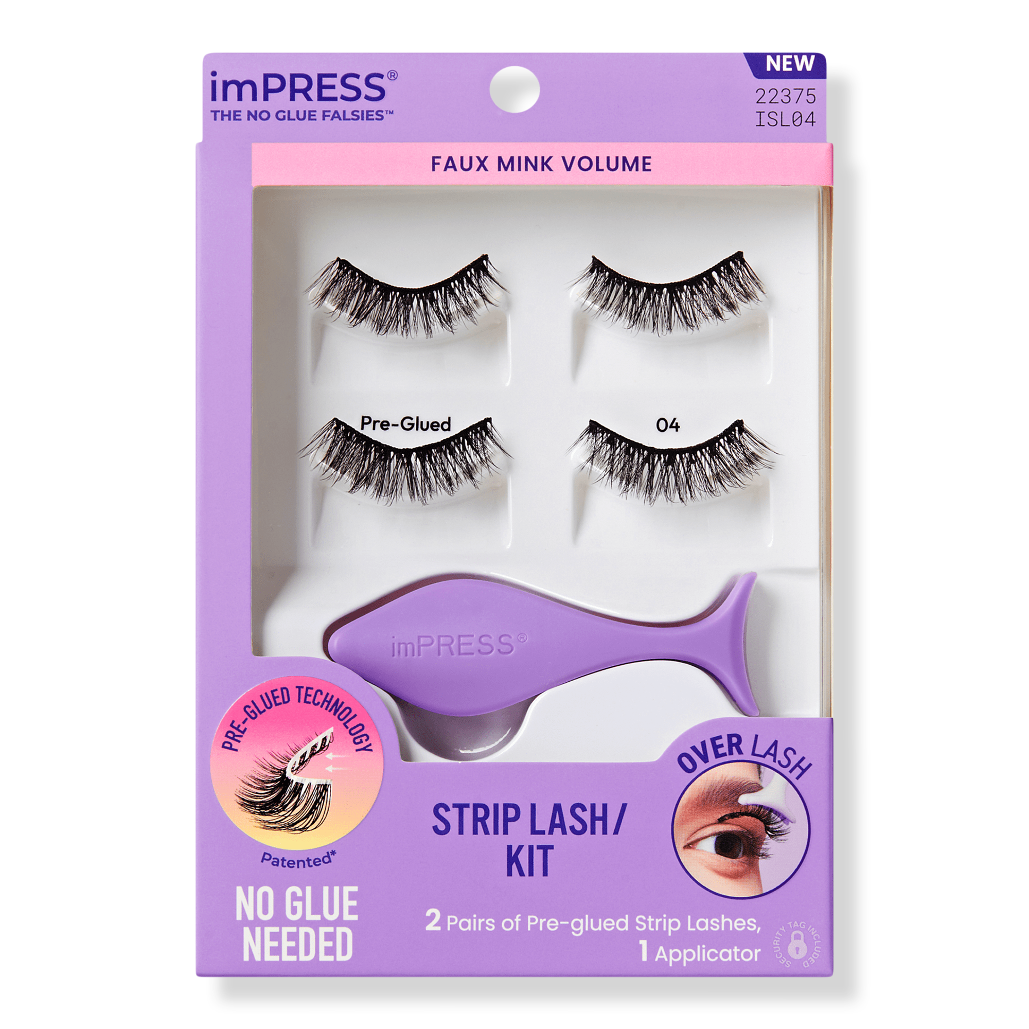 Kiss Impress Pre-Glued Strip Lashes Kit #1
