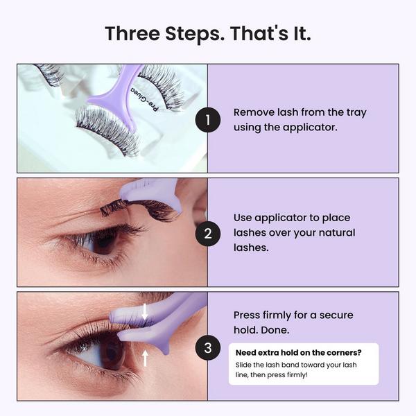 Kiss Impress Pre-Glued Strip Lashes Kit #6