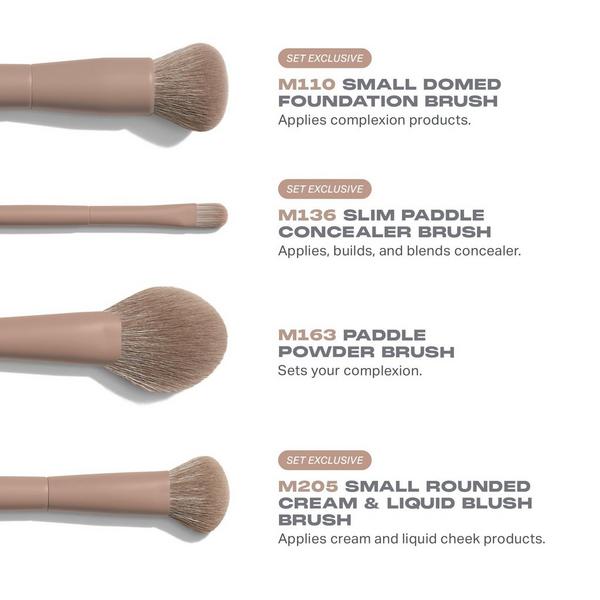 Set de 4 brochas para rostro Mocha Helado 2